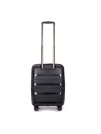 STRATIC | Trolley Straw+ 55cm Beige | schwarz